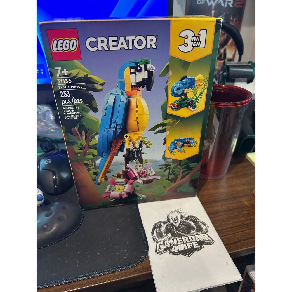 LEGO® Creator™ Exotic Parrot Build Set Sealed